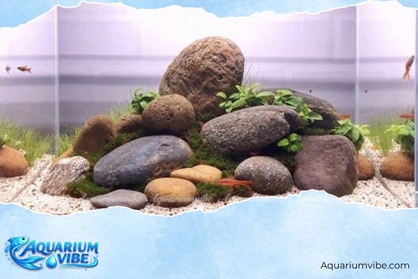 Đá cuội 3 Đá thủy sinh cuội phù hợp nhiều phong cách bố cục trong aquarium