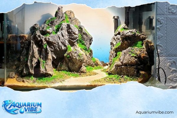 Đá kẹp kem 4 Những loại vật liệu có thể kết hợp với đá thủy sinh kẹp kem