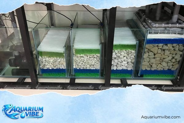 Đá long vũ 4 Nền thủy sinh kết hợp cùng đá long vũ được sử dụng trong hồ trồng cây