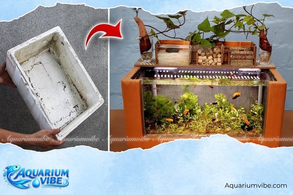 Cách làm hồ thủy sinh bằng thùng xốp chuẩn kỹ thuật, nước trong 9 Ưu điểm của cách làm hồ thủy sinh bằng thùng xốp