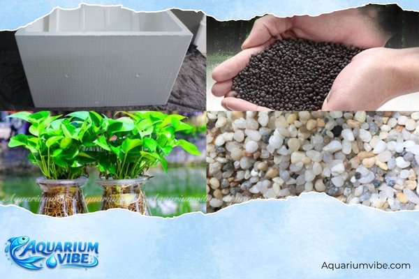 Cách làm hồ thủy sinh bằng thùng xốp chuẩn kỹ thuật, nước trong 1 Cách chuẩn bị vật liệu làm hồ cá thủy sinh bằng thùng xốp