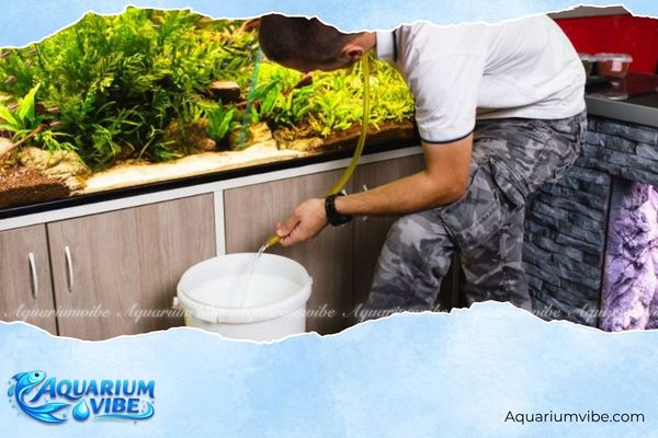 Cách thiết kế layout rừng thủy sinh đẹp và dễ làm tại nhà 7 Thay nước hồ nước thuỷ sinh định kỳ để hạn chế rêu hại phát triển