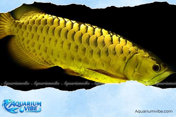 Tuổi Tý nuôi cá gì? Gợi ý cá phong thủy hợp tuổi giúp hút tài lộc 5 Cá Rồng Kim Long màu vàng tượng trưng cho sự giàu có, hợp với tuổi Giáp Tý