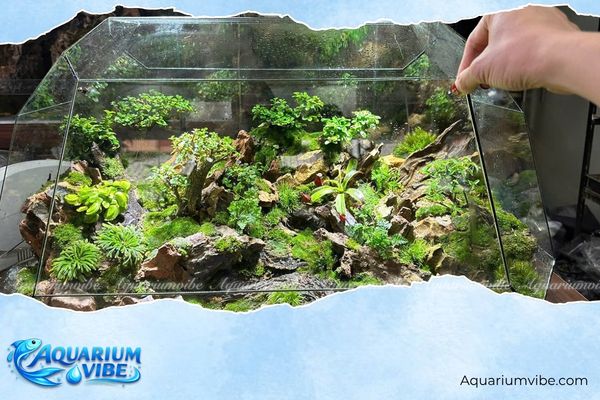 Đá non bộ 2 Đá non bộ có màu đen, xám ghi, bề mặt nhiều hốc, rãnh, vân đá