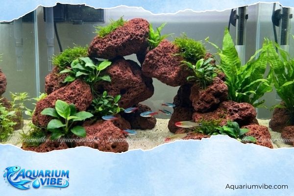 Đá ong thủy sinh 3 Đá ong giúp cải thiện môi trường nước và làm nơi trú ẩn cho động vật trong hồ thủy sinh