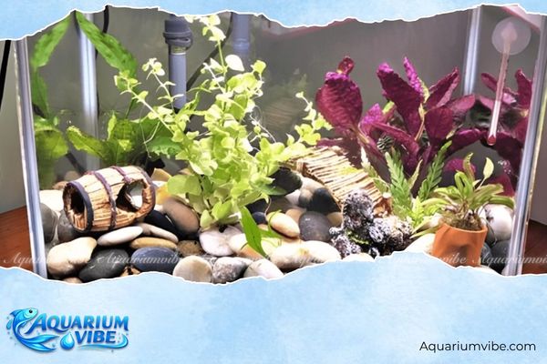 Sỏi đá 3 Dùng sỏi đá rải nền mô phỏng suối đá, bờ sông, tạo tiểu cảnh cho aquarium