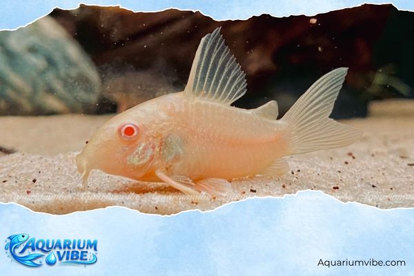 Các loại cá chuột được ưa chuộng và cách chăm sóc đúng cách 4 Cá chuột Albino có màu trắng hồng trên toàn thân và đôi mắt màu hồng