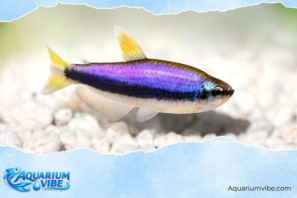 Các loại cá neon phổ biến, dễ nuôi và cách chăm sóc trong aquarium 3 Cá Neon Hoàng Đế nổi bật với màu vàng óng ánh