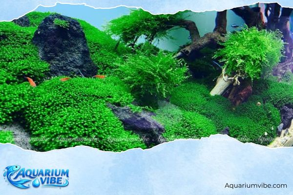Rêu Minifiss 4 Cách trồng rêu Minifiss trải nền trong aquarium